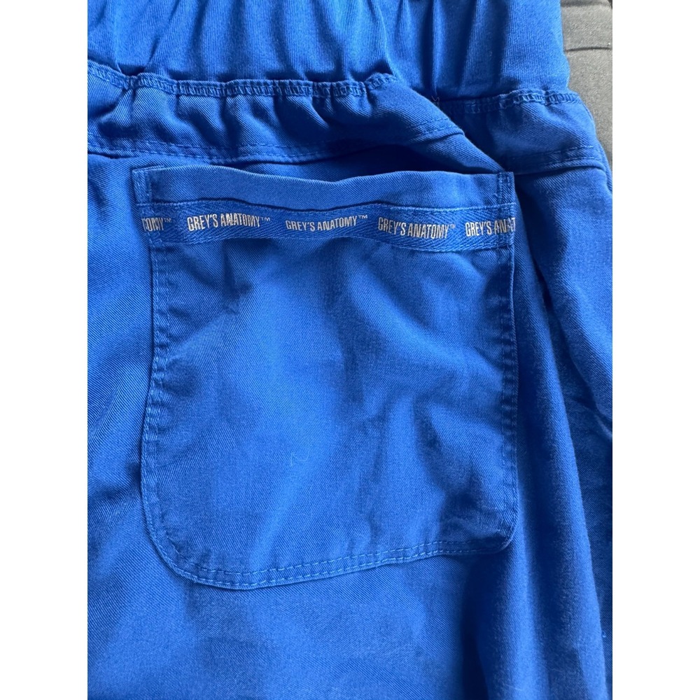 Grey's Anatomy Jogger Scrub Pants Womens S Blue Spandex Stretch Wear By Barco - Picture 4 of 10